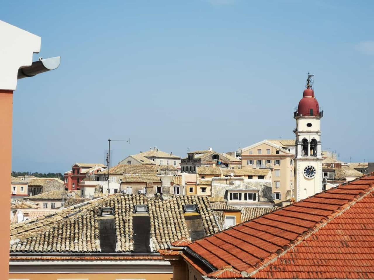 Attic Flat At San Giacomo Square-Corfu Town Apartment Bagian luar foto