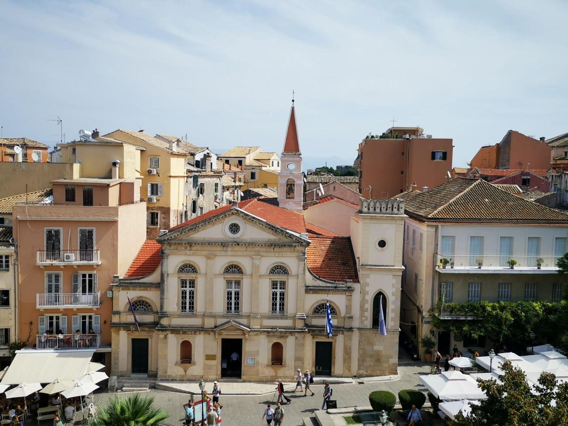 Attic Flat At San Giacomo Square-Corfu Town Apartment Bagian luar foto