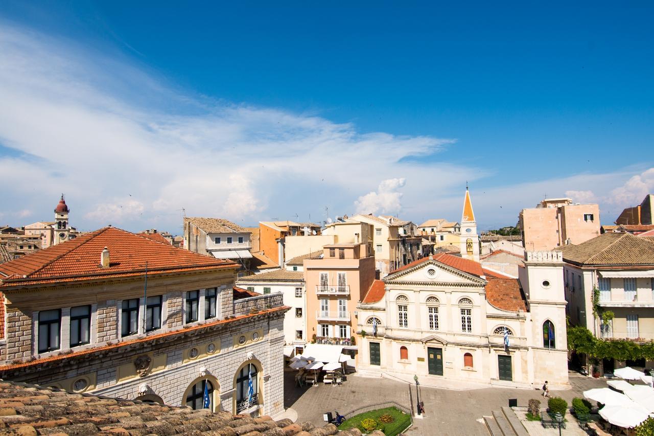 Attic Flat At San Giacomo Square-Corfu Town Apartment Bagian luar foto